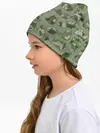 Детская шапка / Камуфляж с котиками