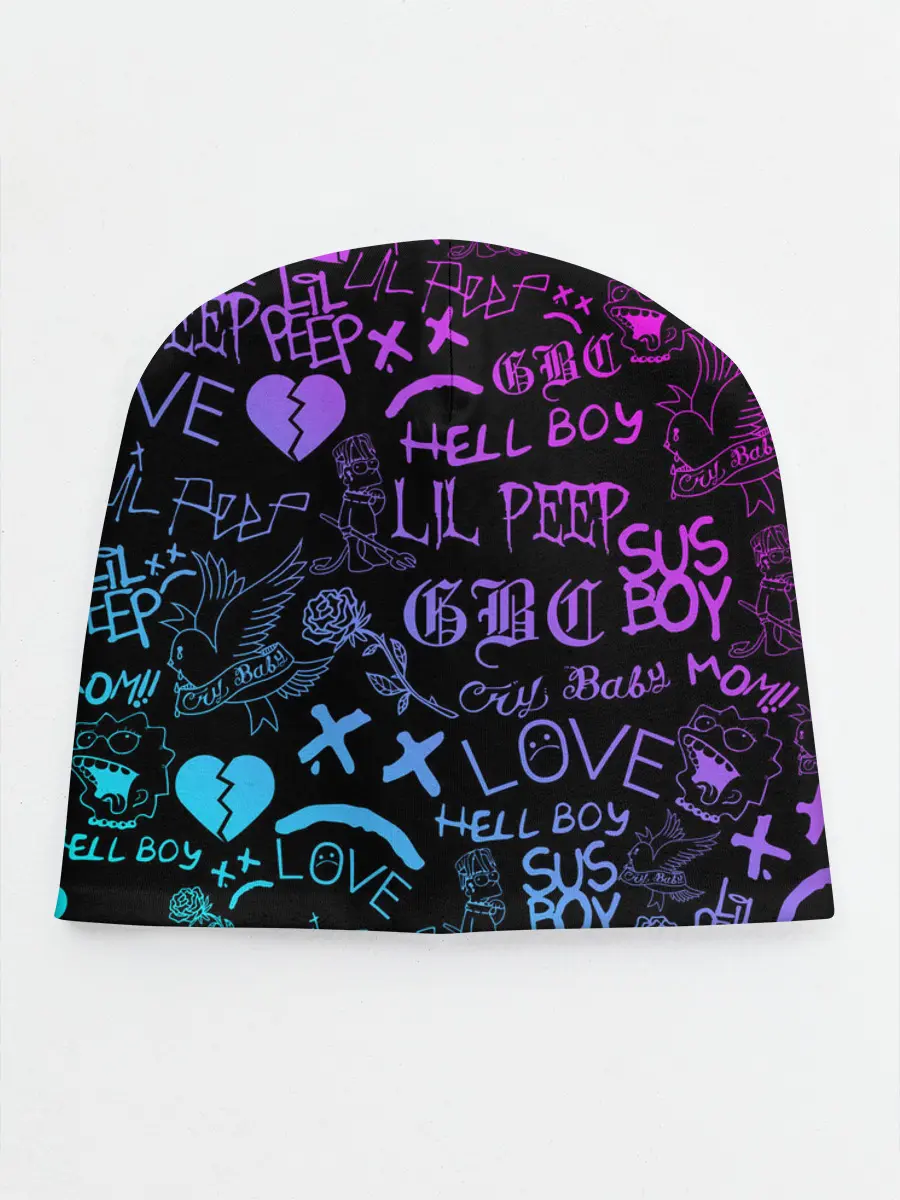 Детская шапка / LIL PEEP NEON | ЛИЛ ПИП НЕОН