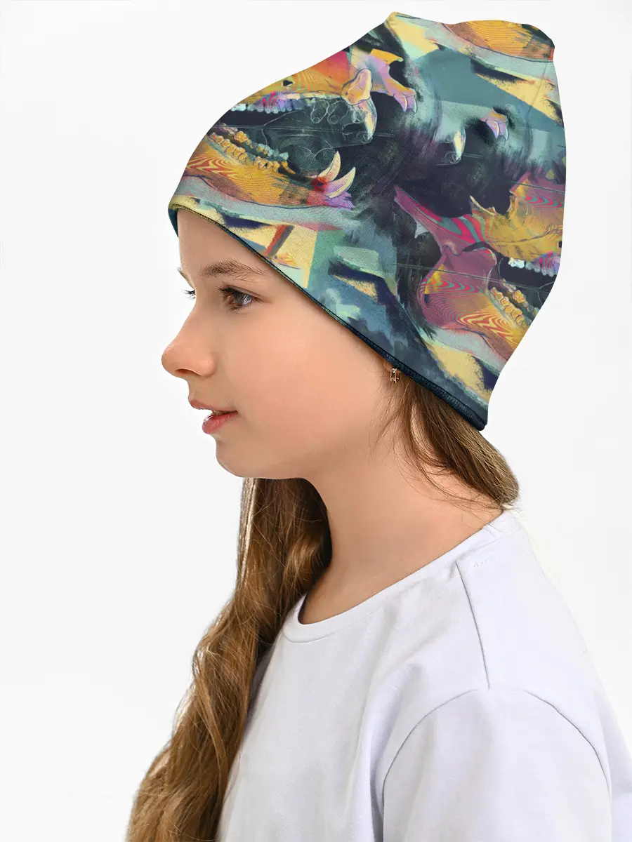 Детская шапка / Абстрактный рисунок