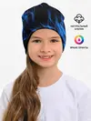 Детская шапка / BLUE FIRE FLAME