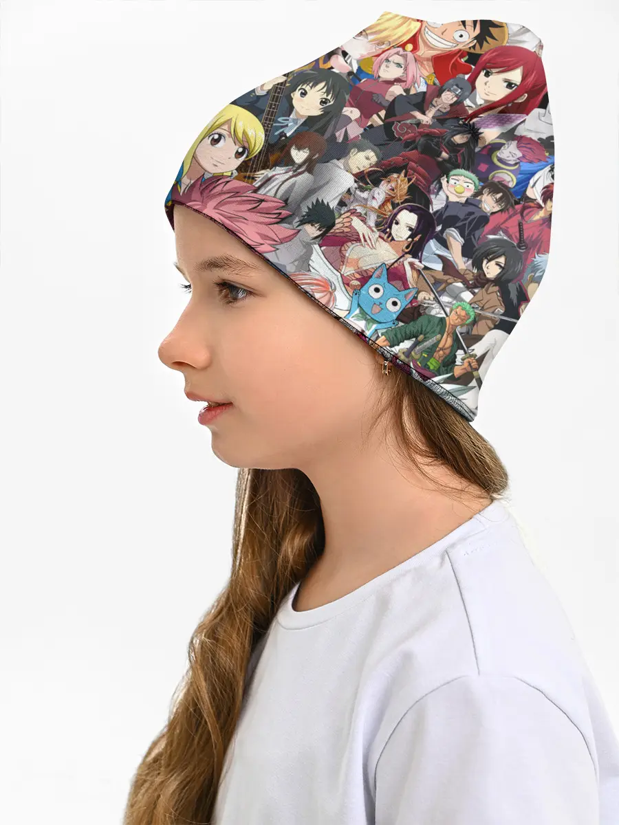 Детская шапка / Аниме коллаж