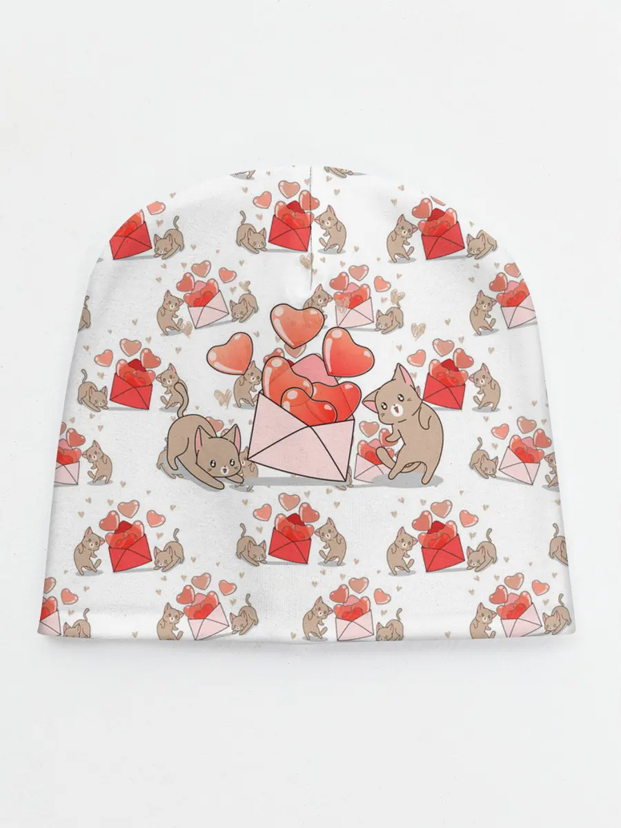 Детская шапка / Котики