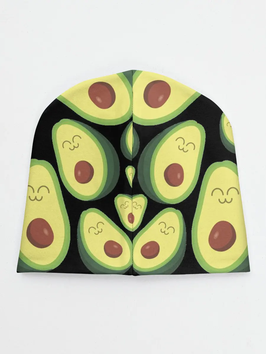 Детская шапка / Авокадо паттерн