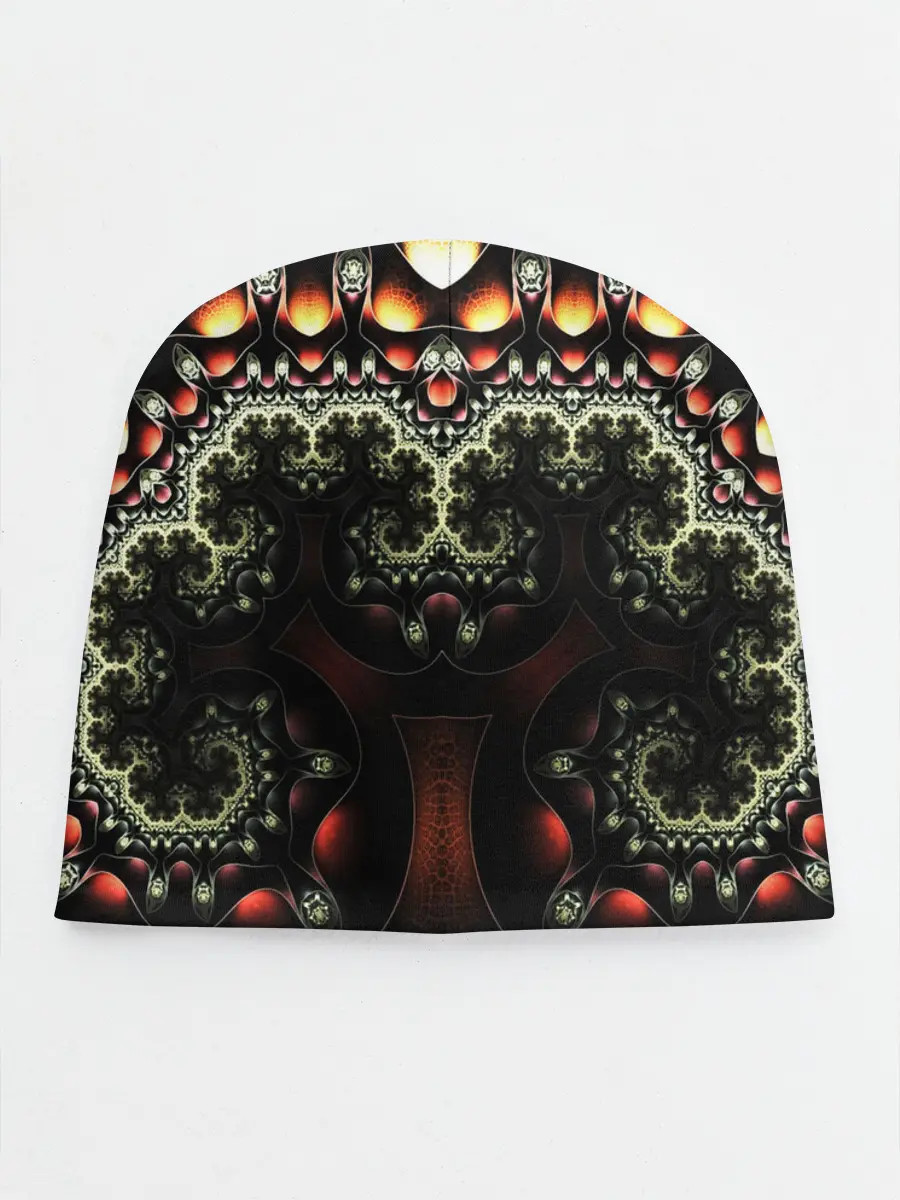 Детская шапка / ФРАКТАЛЬНЫЙ ОПТИЧЕСКИЙ УЗОР