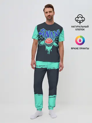Мужская пижама с брюками / Снакс | LOL
