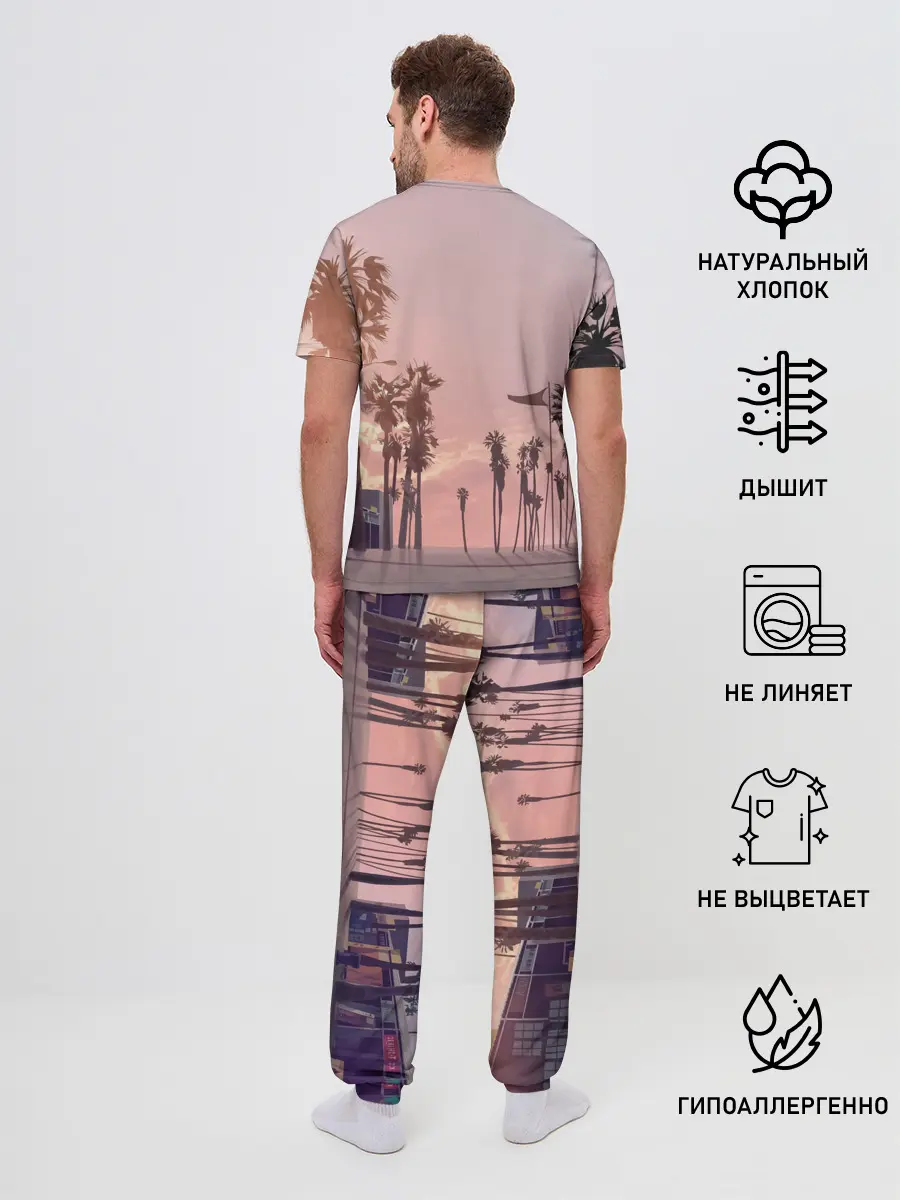 Мужская пижама с брюками / Grand Theft Auto V девушка