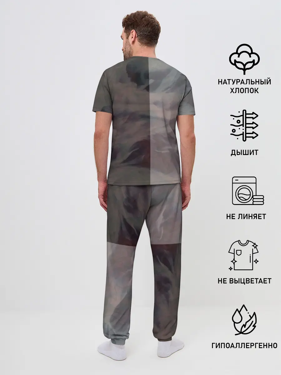 Мужская пижама с брюками / Clubhouse | Клабхаус лого бразги