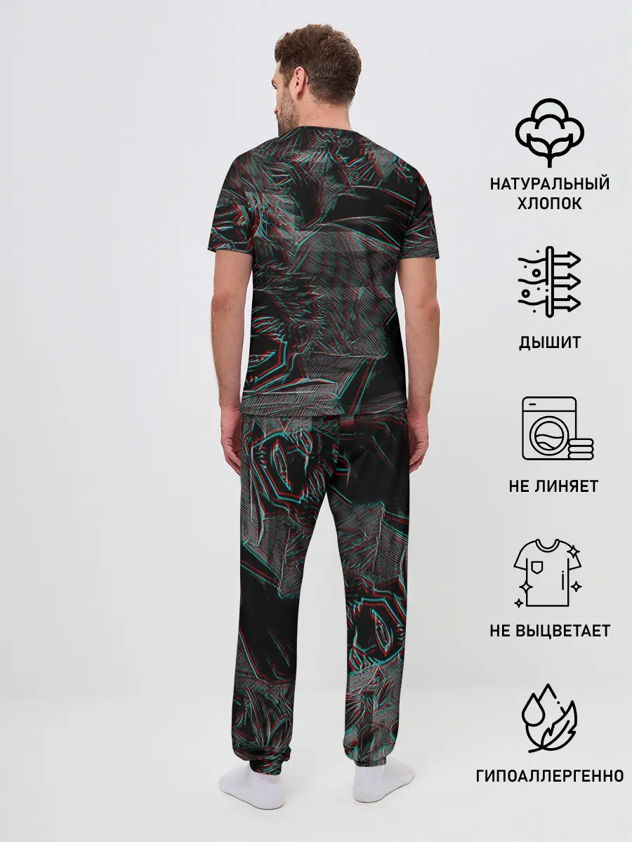 Мужская пижама с брюками / Jujutsu Kaisen | Glitch