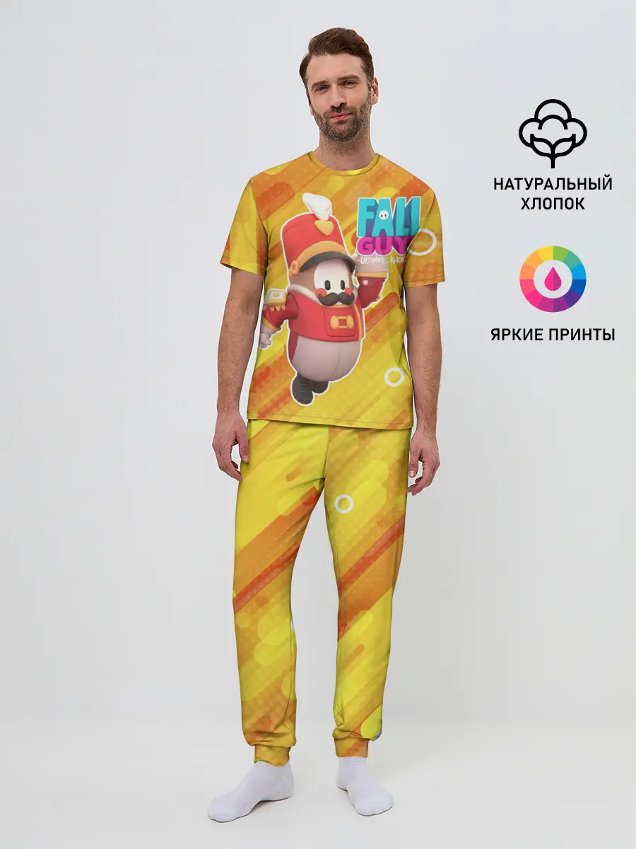 Мужская пижама с брюками / FALL GUYS | Щелкунчик