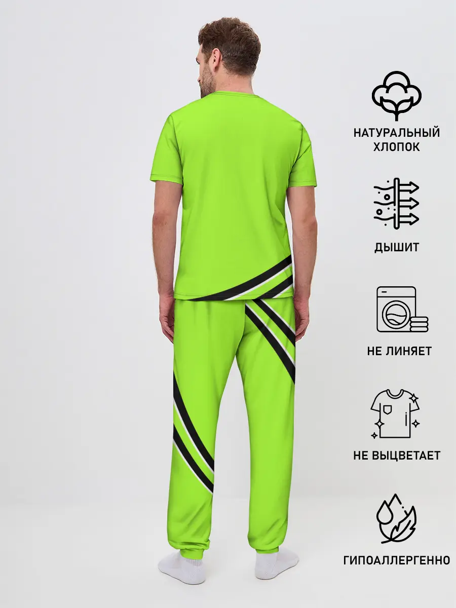 Мужская пижама с брюками / Собака