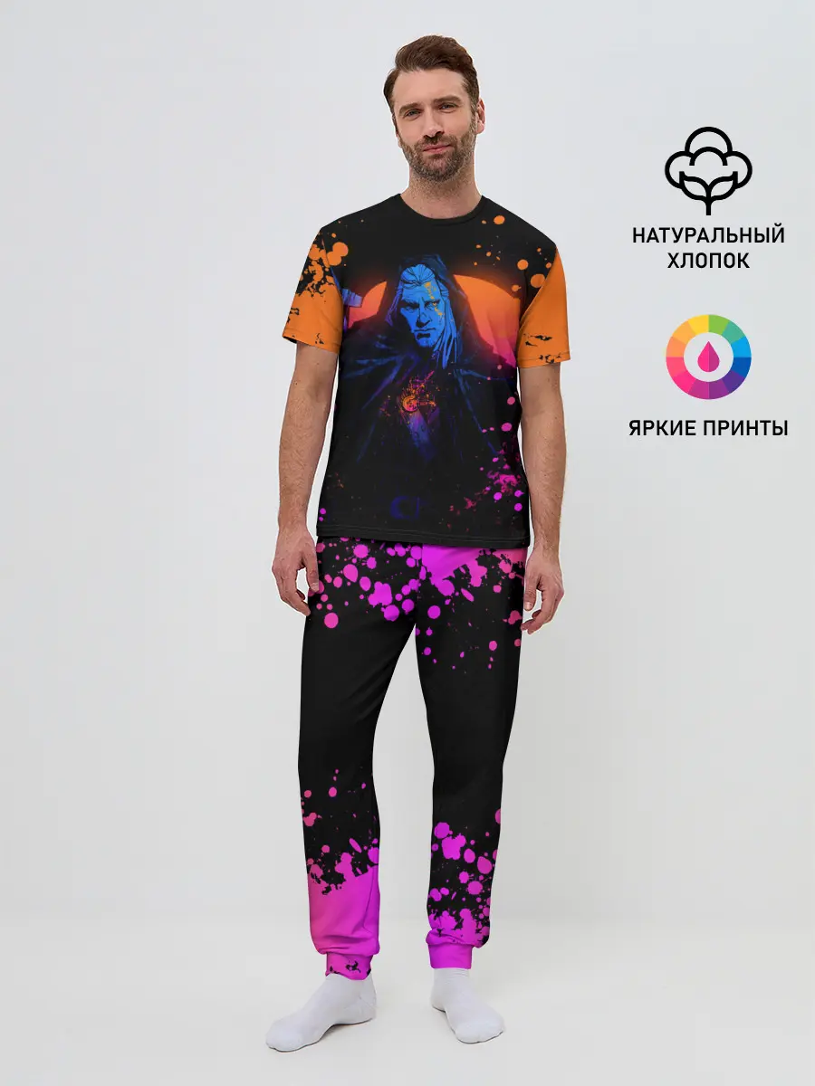 Мужская пижама с брюками / Ведьмак в таверне