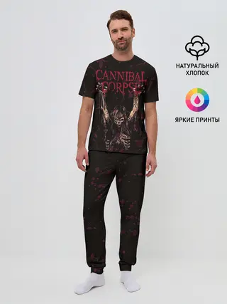 Мужская пижама с брюками / Cannibal Corpse | Skeleton