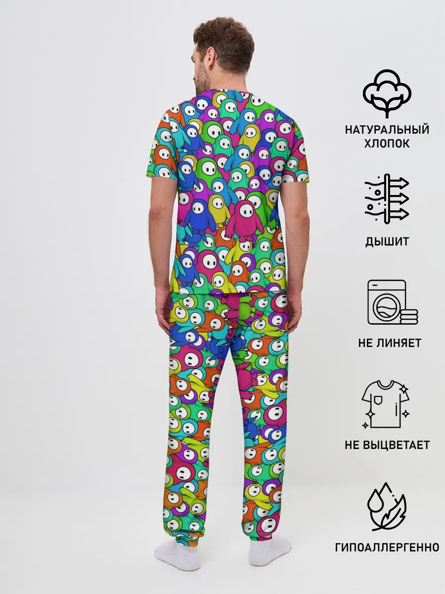 Мужская пижама с брюками / Fall Guys