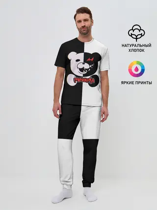 Мужская пижама с брюками / MONOKUMA / МОНОКУМА GLITCH