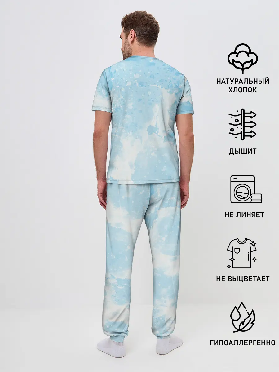 Мужская пижама с брюками / масс эффект