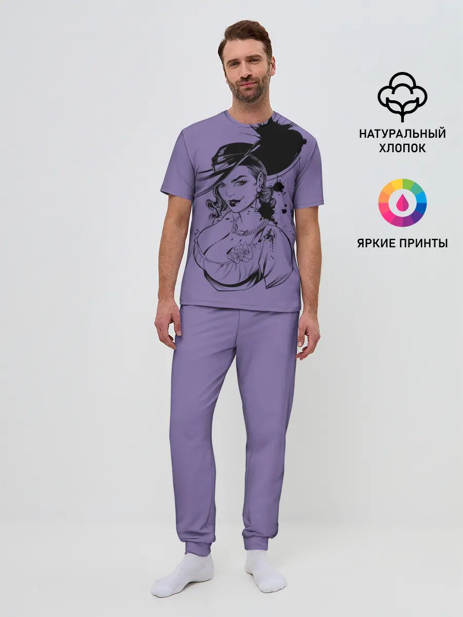 Мужская пижама с брюками / village resident evil