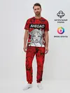Мужская пижама с брюками / Ahegao red