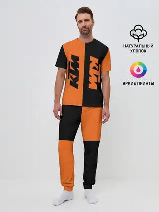 Мужская пижама с брюками / KTM | КТМ