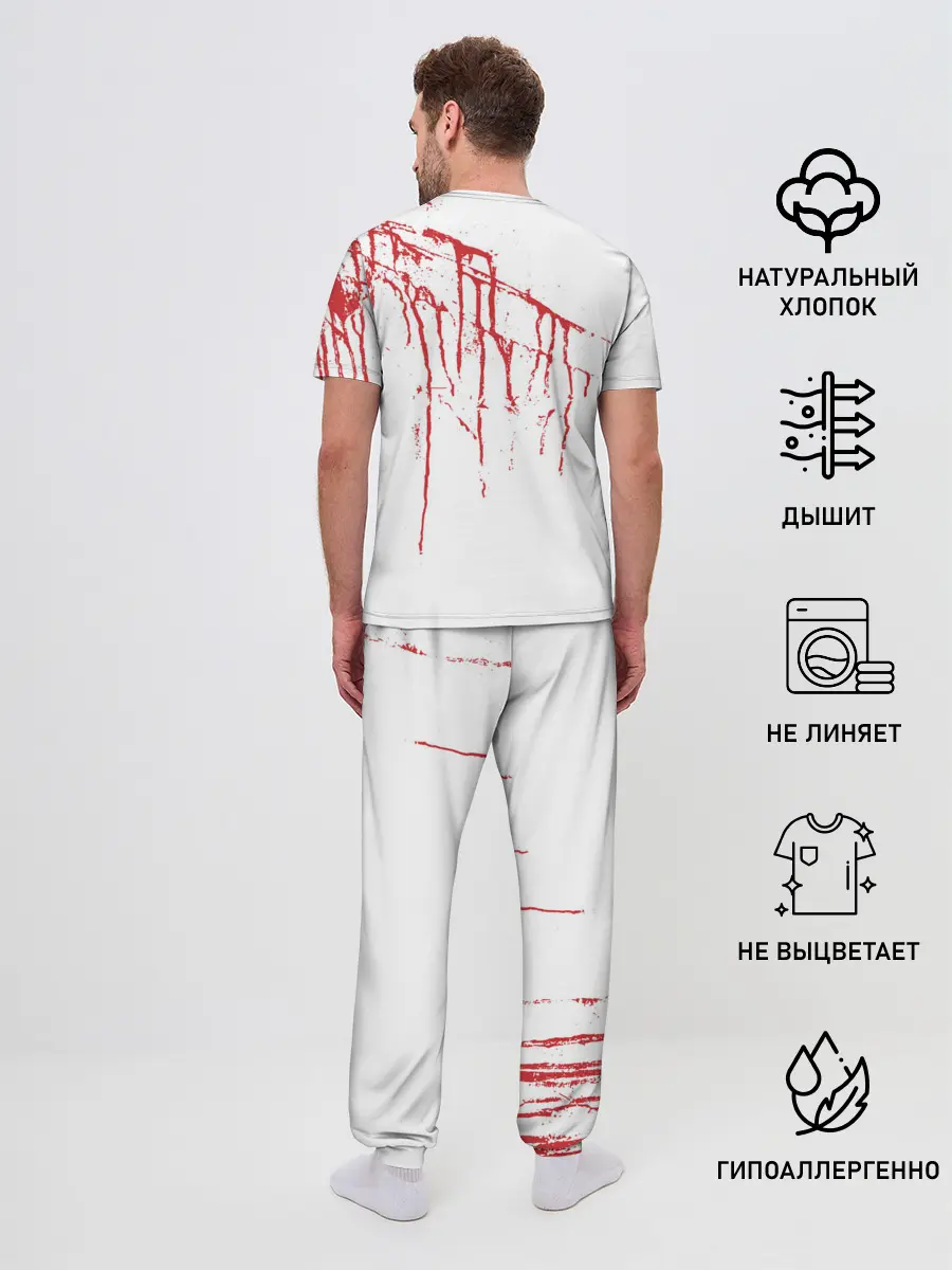 Мужская пижама с брюками / Kaneki Ken кусок головы