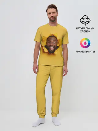 Мужская пижама с брюками / Hi