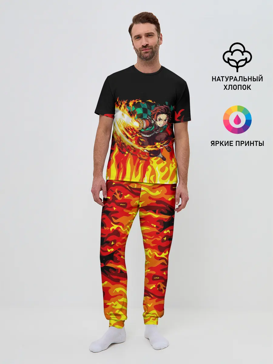 Мужская пижама с брюками / ТАНДЖИРО