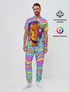 Мужская пижама с брюками / Психоделический Франкенштейн