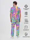 Мужская пижама с брюками / Психоделический Франкенштейн