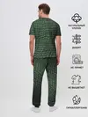 Мужская пижама с брюками / Кожа Крокодила