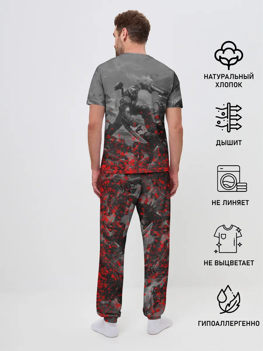 Мужская пижама с брюками / DOOM