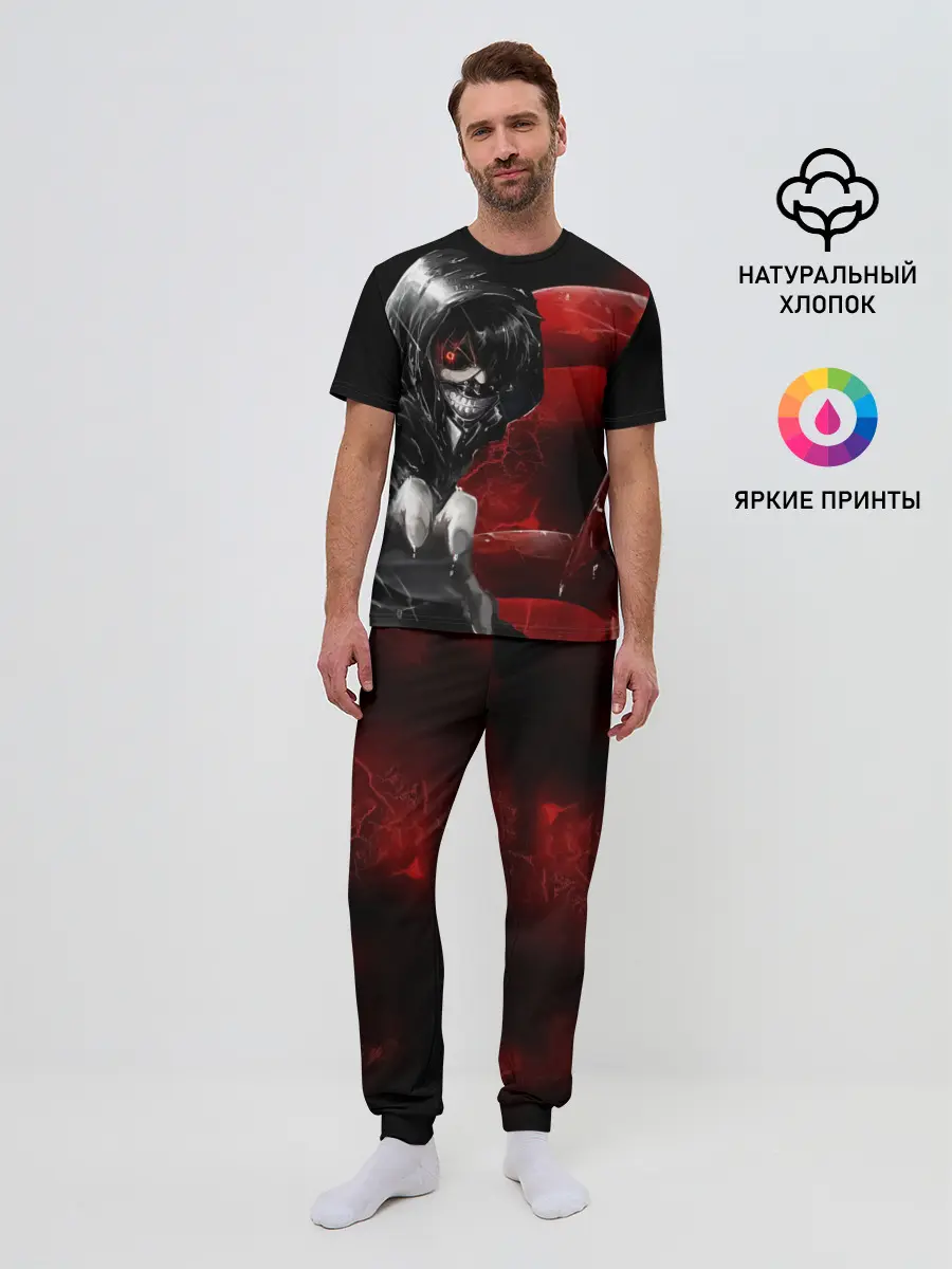 Мужская пижама с брюками / Kaneki Ken Kakuja