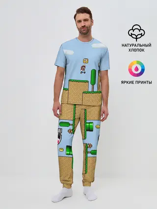 Мужская пижама с брюками / Mario