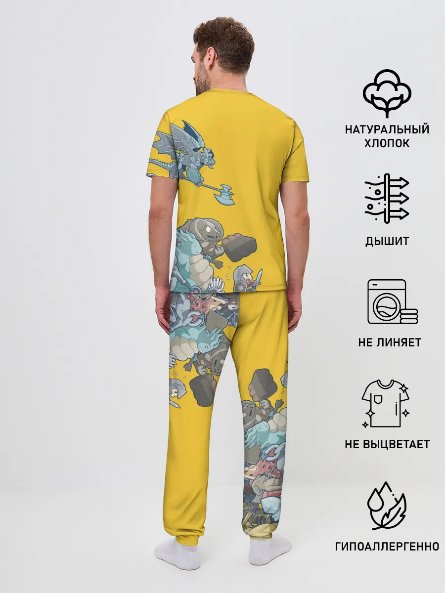 Мужская пижама с брюками / RUN HERO RUN