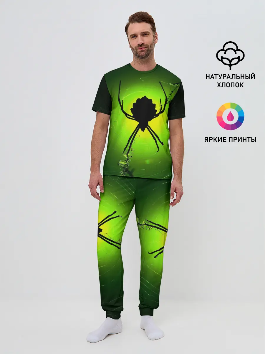 Мужская пижама с брюками / Паук | Spider