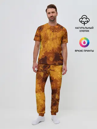 Мужская пижама с брюками / Стимпанк