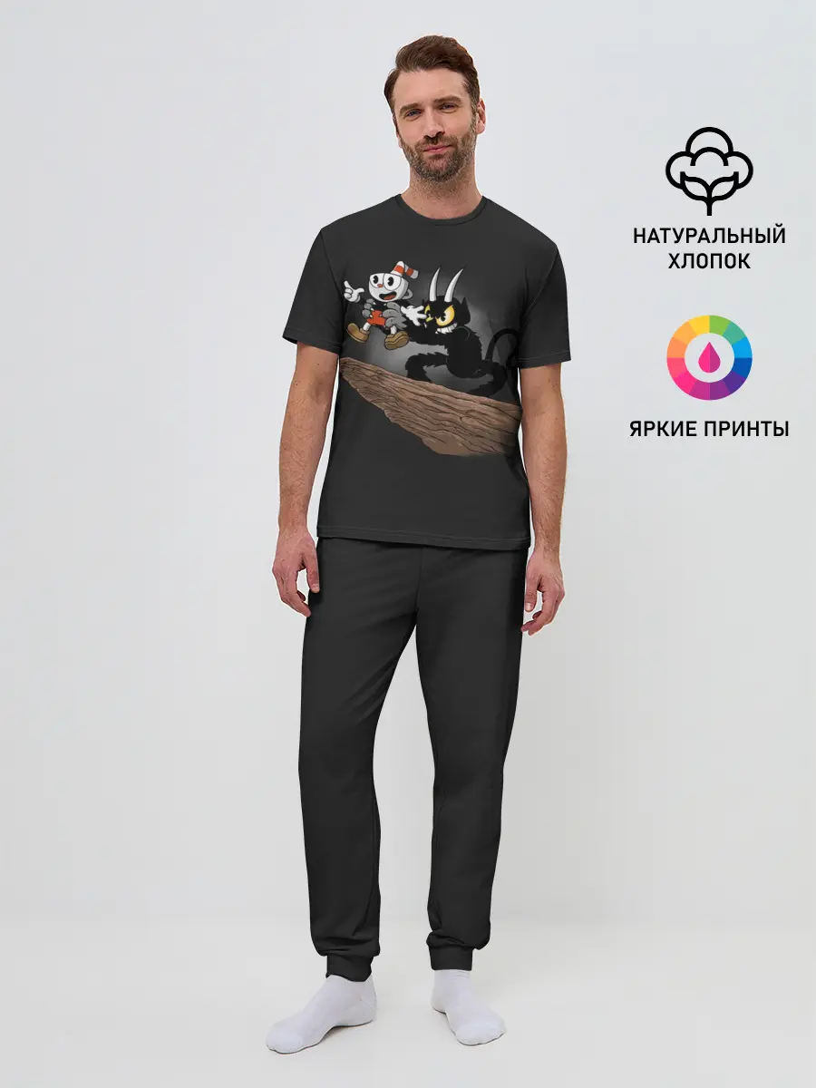 Мужская пижама с брюками / CUPHEAD