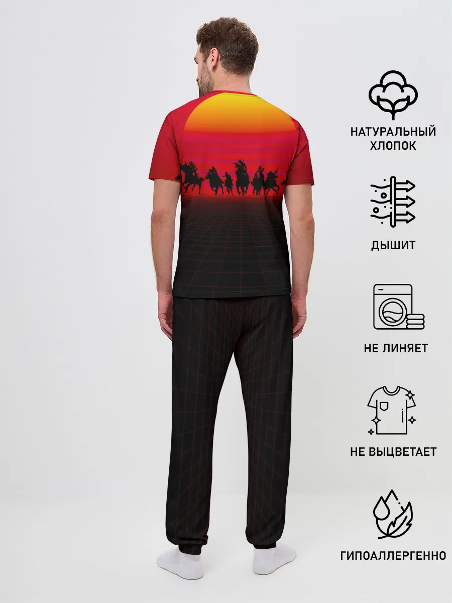 Мужская пижама с брюками / read dead