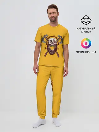 Мужская пижама с брюками / Battle roar