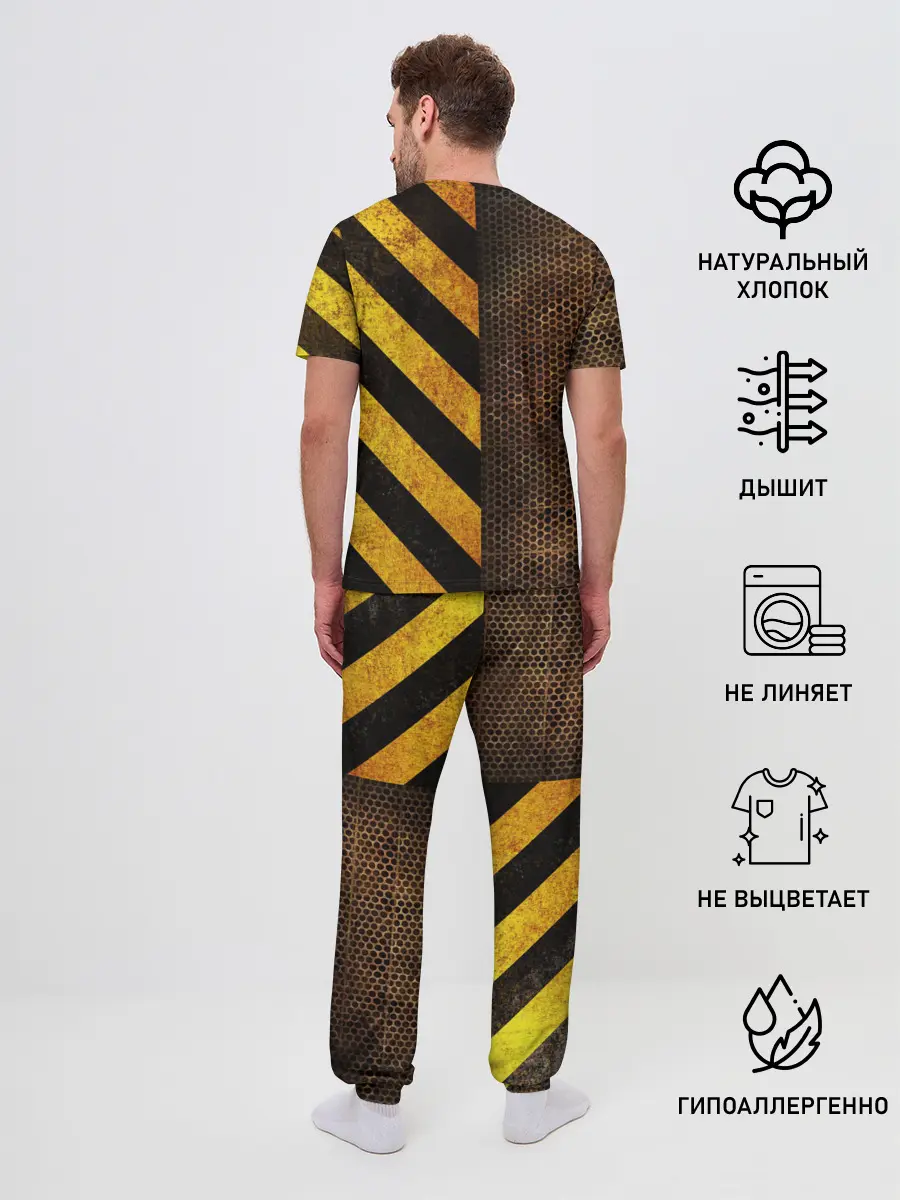 Мужская пижама с брюками / Metal Barrier