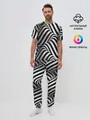 Мужская пижама с брюками / 3D Иллюзия