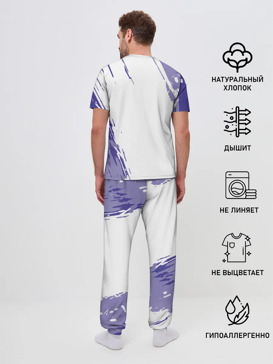 Мужская пижама с брюками / Танджиро и Незуко Камадо