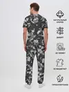 Мужская пижама с брюками / Gray Camouflage