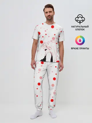 Мужская пижама с брюками / AHEGAO KAGUYA