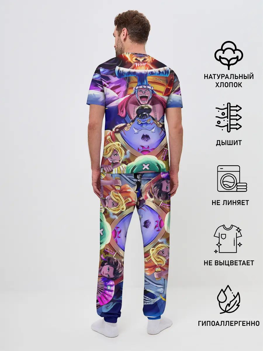 Мужская пижама с брюками / ONE PIECE | ВАН ПИС ПЕРСОНАЖИ