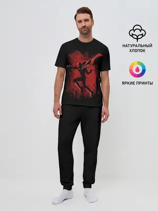 Мужская пижама с брюками / One-Punch Man