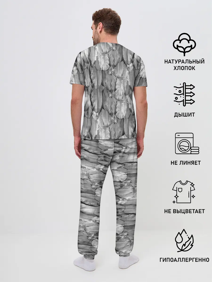 Мужская пижама с брюками / White Raven