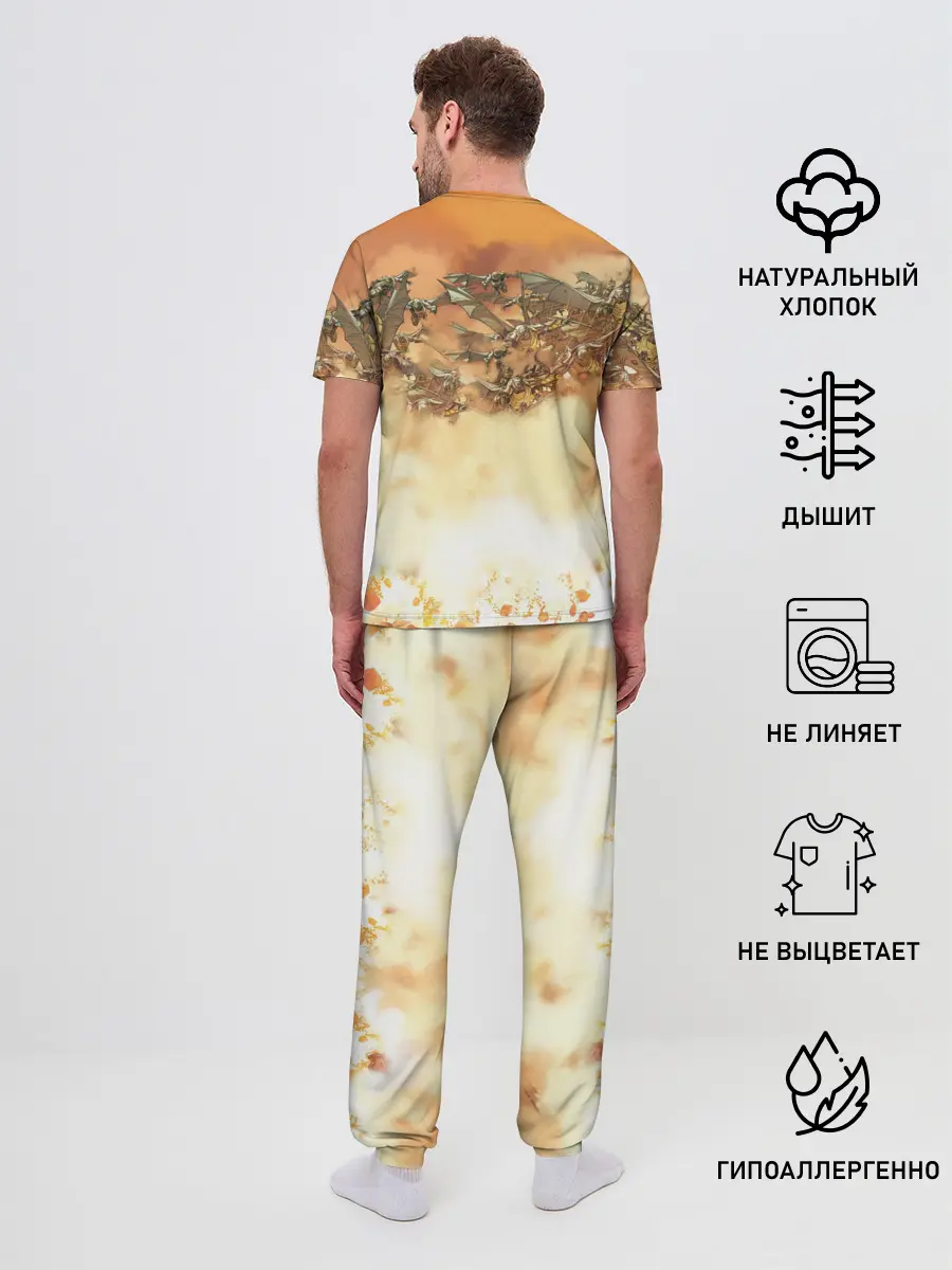 Мужская пижама с брюками / Дарксайд и парадемоны