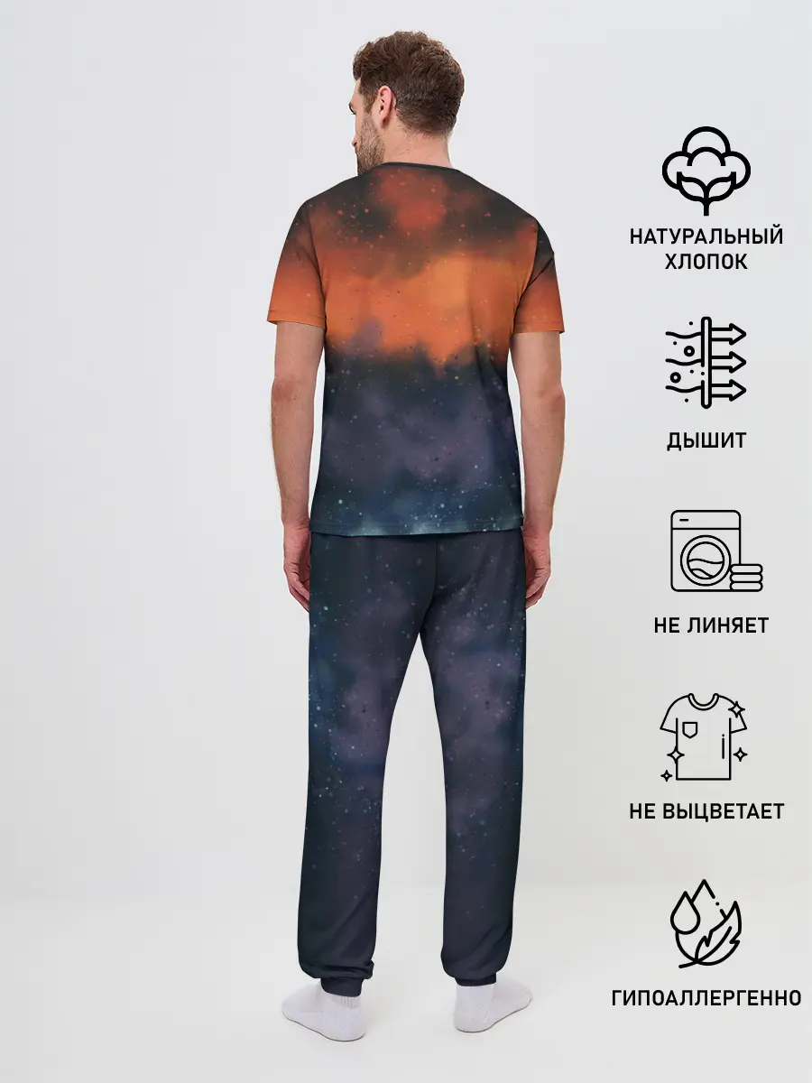 Мужская пижама с брюками / Darkseid VS Justice League