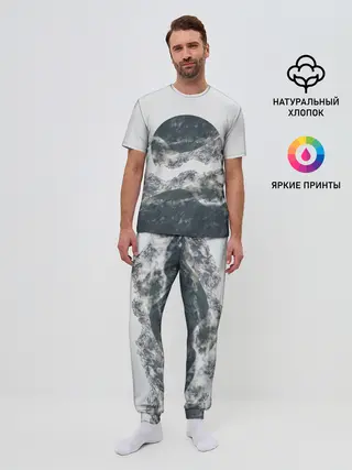 Мужская пижама с брюками / Вершина Горы
