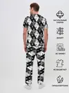 Мужская пижама с брюками / Абстрактные кубики