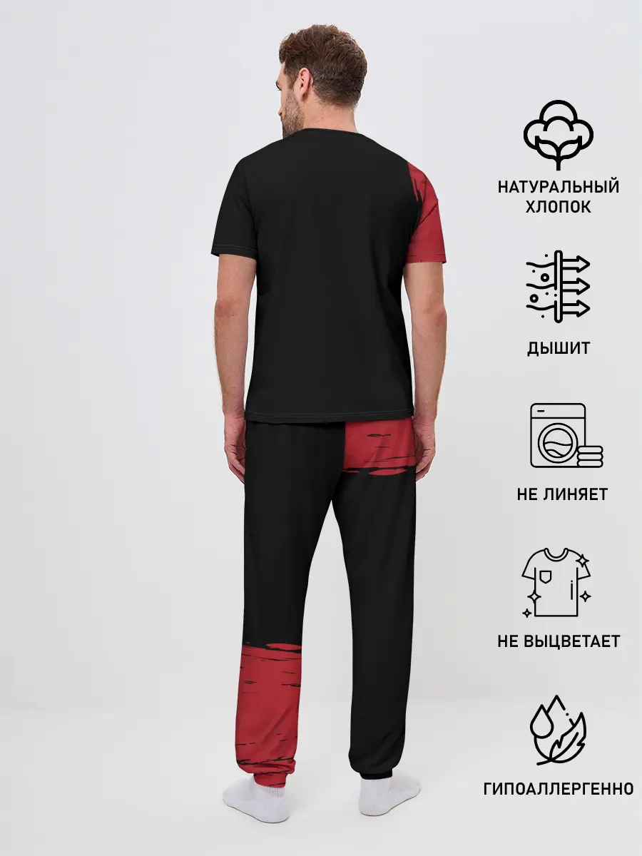 Мужская пижама с брюками / Брутальный Кратос | GOW